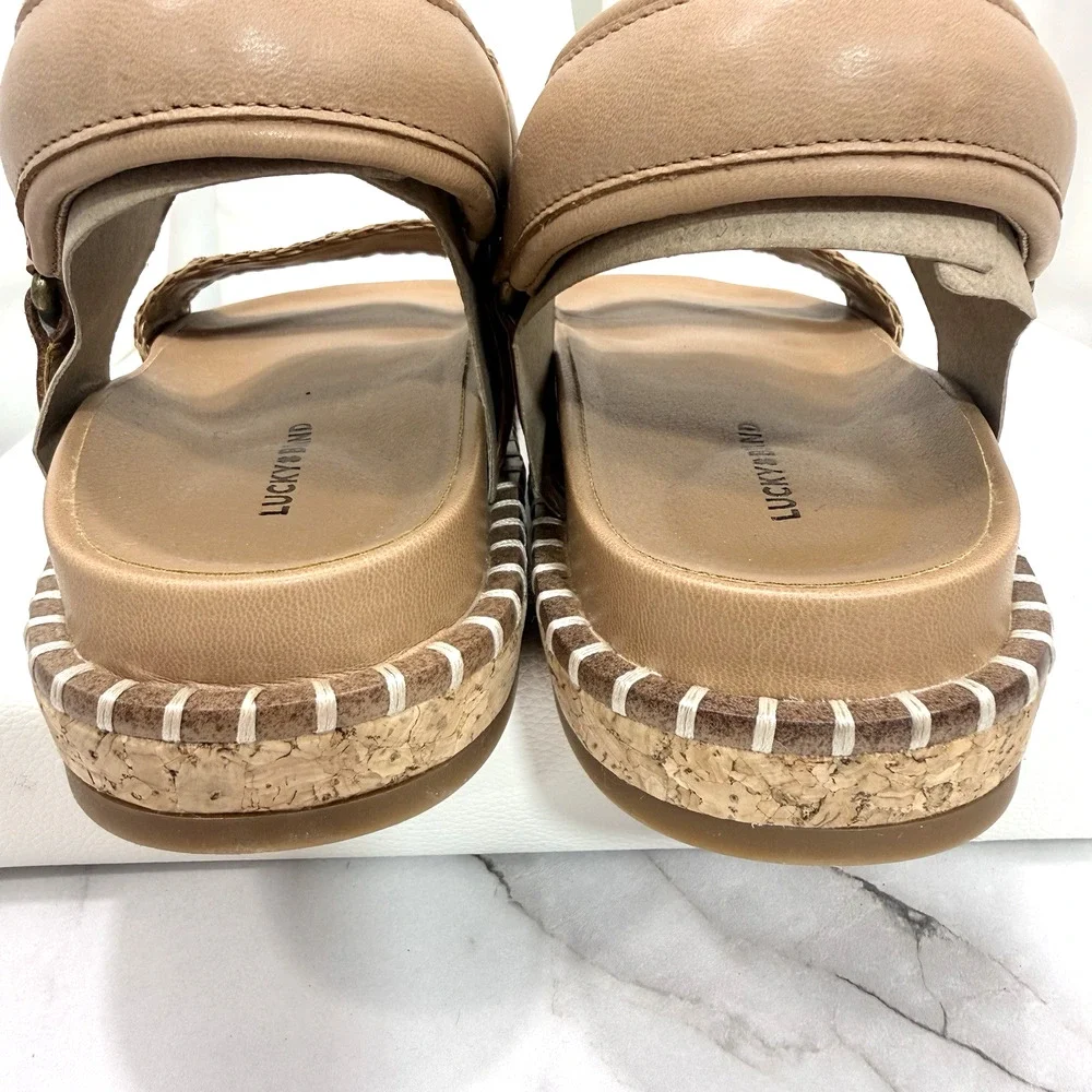 Lucky Brand Sandals Women’s Leather Upper Size 10M - Picture 11 of 16